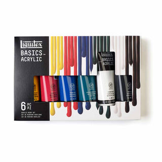 Liquitex Basics Akrilik Boya Başlangıç Seti 6x118ml