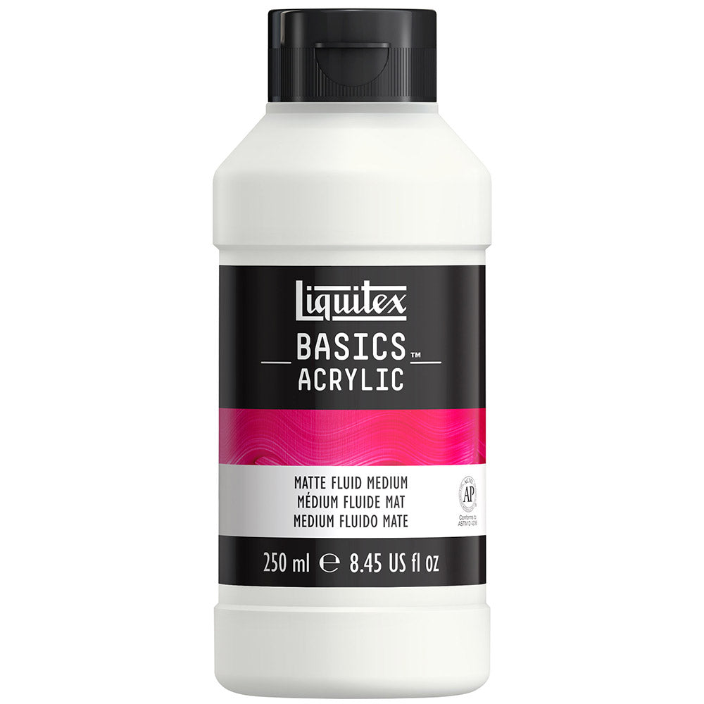 Liquitex Basics Acrylic Matte Fluid Medium 250ml