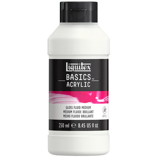 Liquitex Basics Acrylic Gloss Gel Medium 250ml