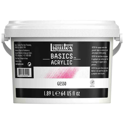 Liquitex Basics Akrilik Beyaz Zemin Astarı Gesso 1.89L
