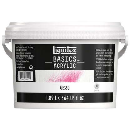 Liquitex Basics Akrilik Beyaz Zemin Astarı Gesso 1.89L