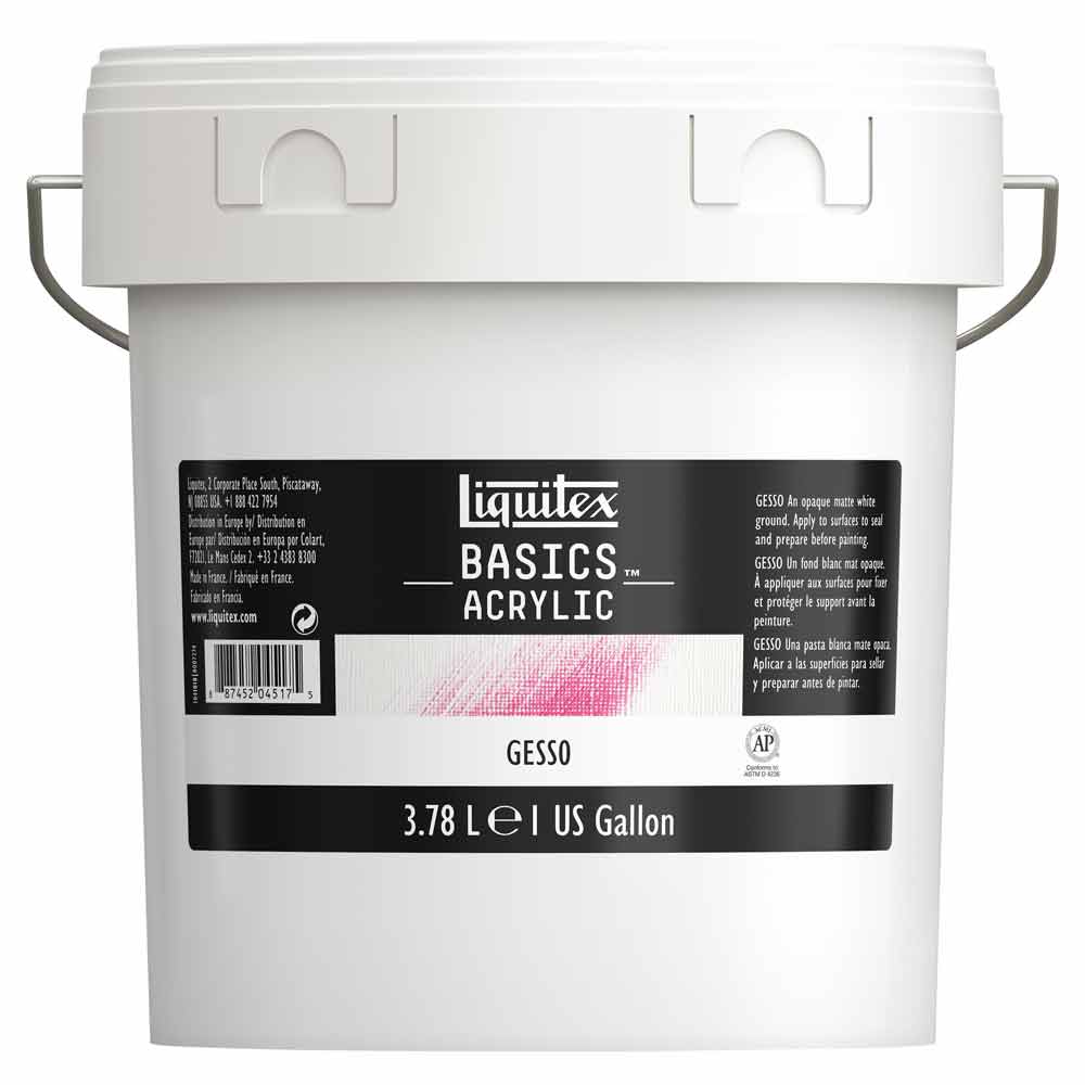 Liquitex Basics Akrilik Beyaz Zemin Astarı Gesso 3.78L