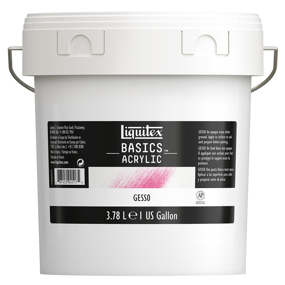 Liquitex Basics Akrilik Beyaz Zemin Astarı Gesso 3.78L