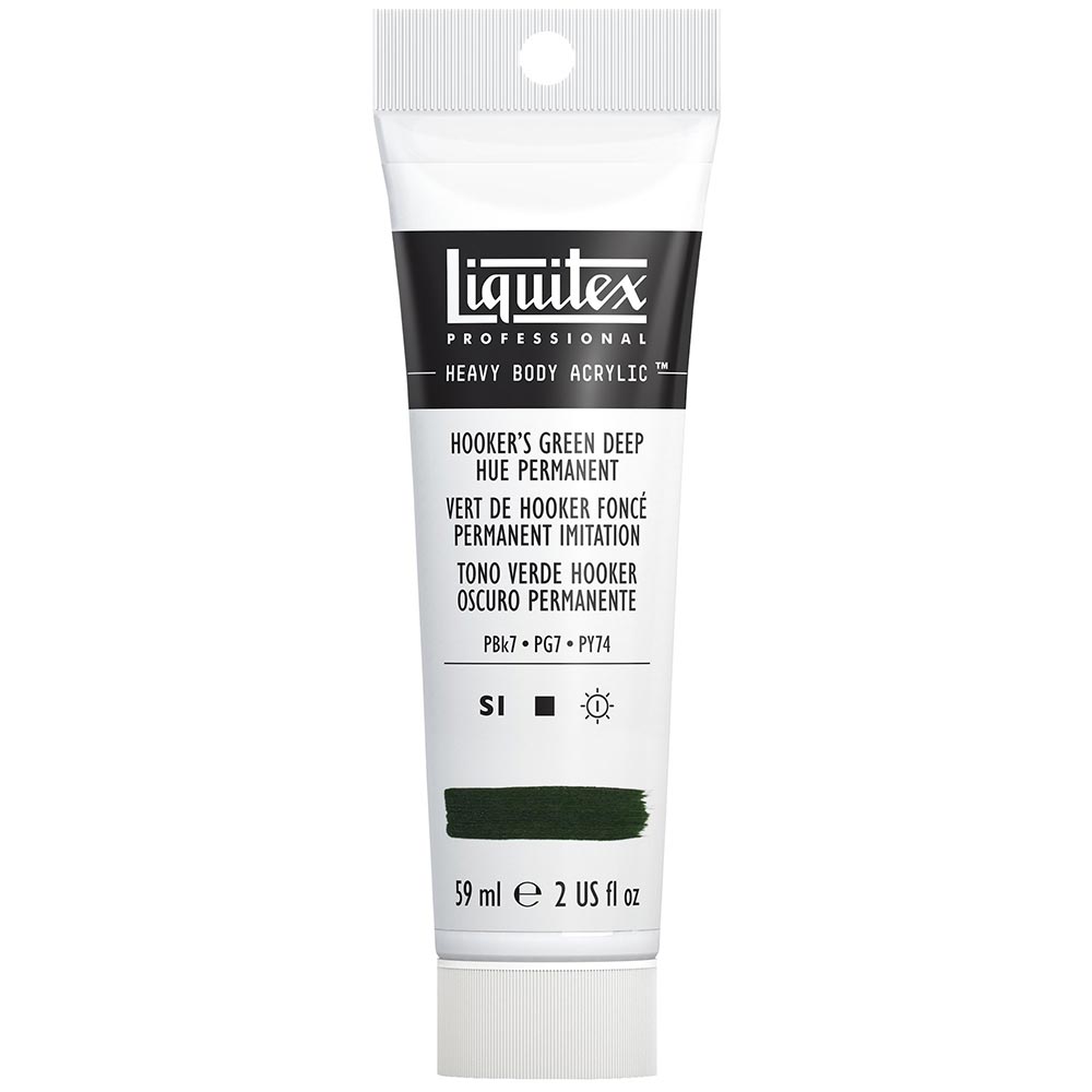 Liquitex Professional Heavy Body Akrilik Boya 59ml Hooker’s Green Deep Hue Permanent 225 S1