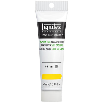 Liquitex Professional Heavy Body Akrilik Boya 59ml Cadmium-Free Yellow Medium 890 S3