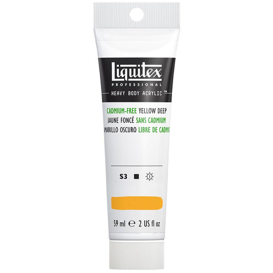 Liquitex Professional Heavy Body Akrilik Boya 59ml Cadmium-Free Yellow Deep 891 S3