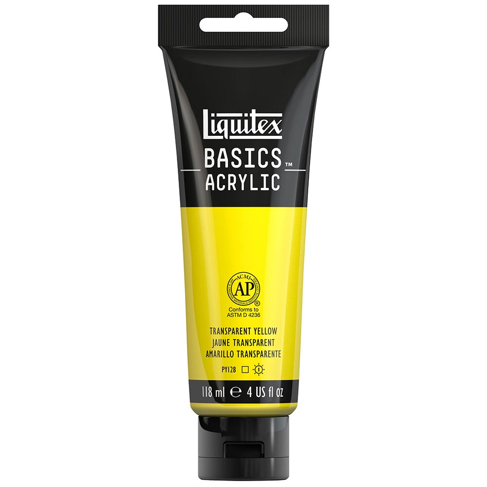 Liquitex Basics Akrilik Boya 118ml Transparent Yellow 45