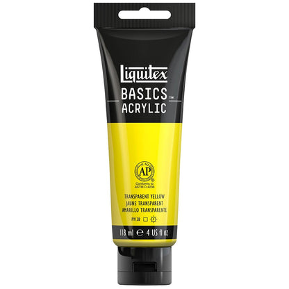 Liquitex Basics Akrilik Boya 118ml Transparent Yellow 45