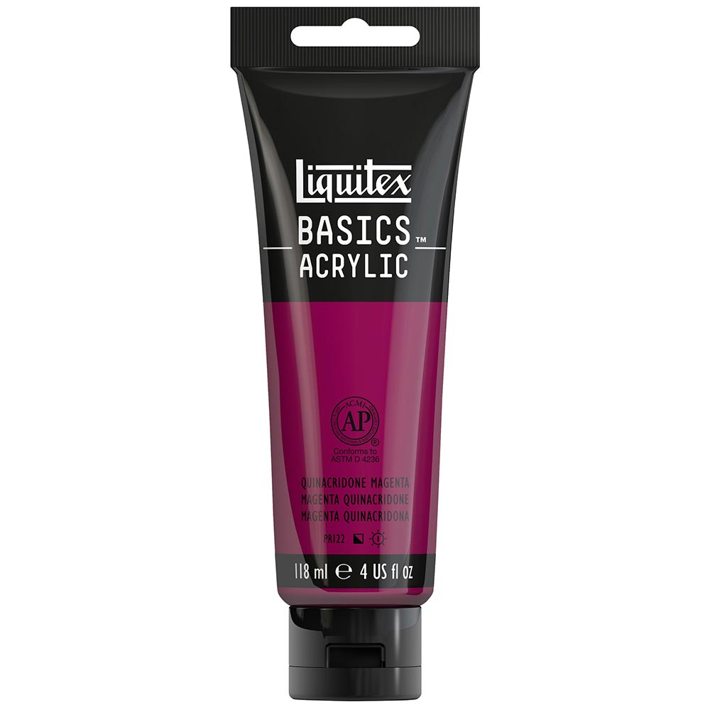 Liquitex Basics Akrilik Boya 118ml Quinacridone Magenta 114
