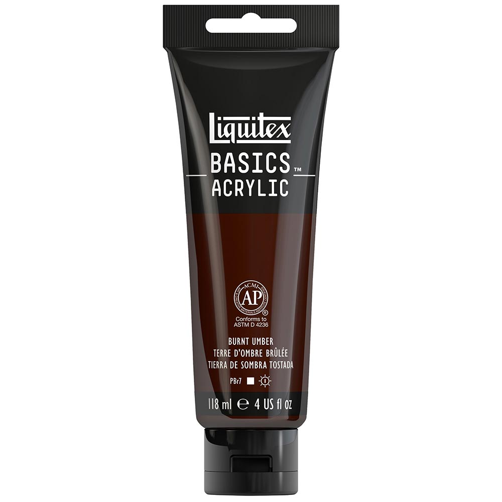 Liquitex Basics Akrilik Boya 118ml Burnt Umber 128