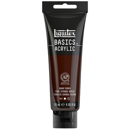 Liquitex Basics Akrilik Boya 118ml Burnt Umber 128