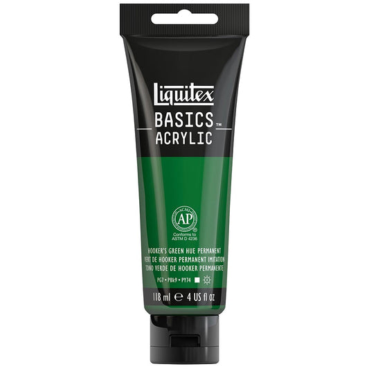 Liquitex Basics Akrilik Boya 118ml Hooker’s Green Hue Permanent 224
