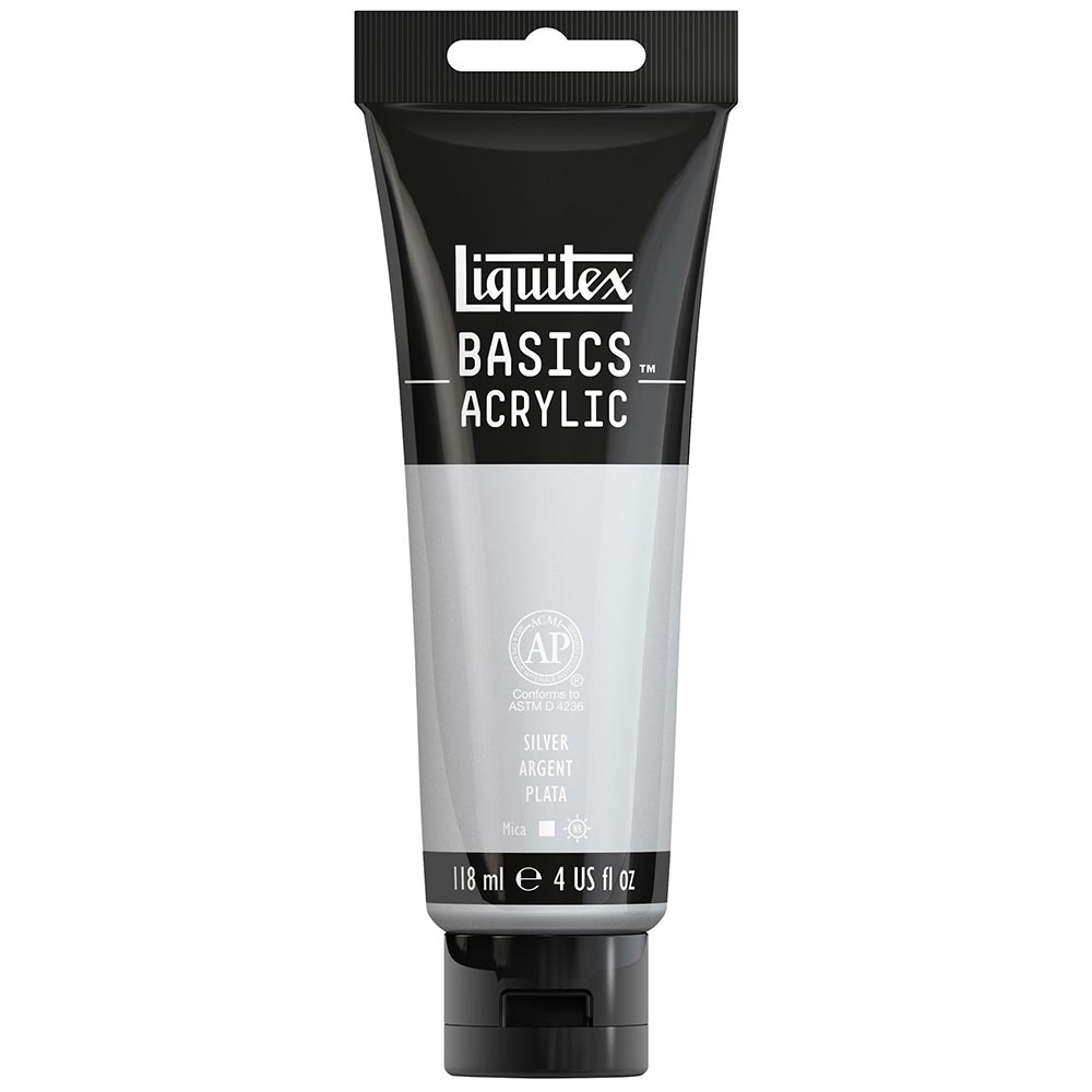 Liquitex Basics Akrilik Boya 118ml Silver 52