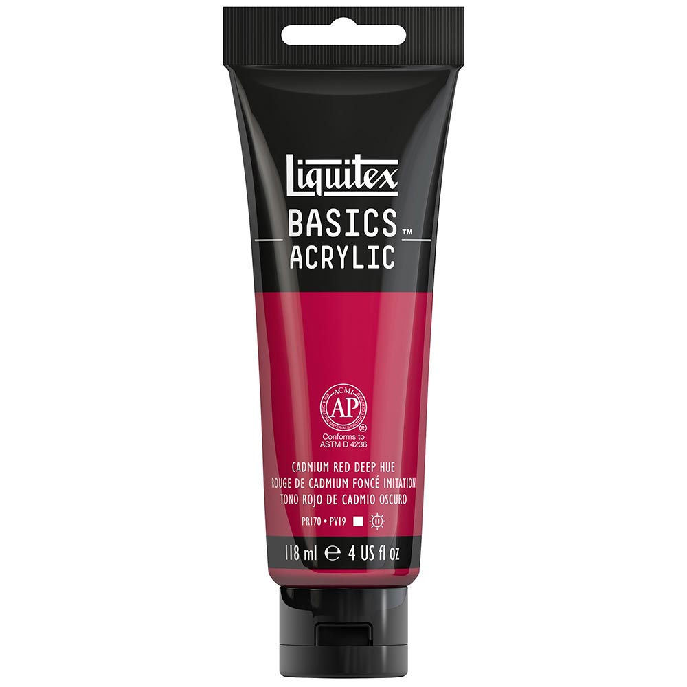 Liquitex Basics Akrilik Boya 118ml Cadmium Red Deep Hue 311