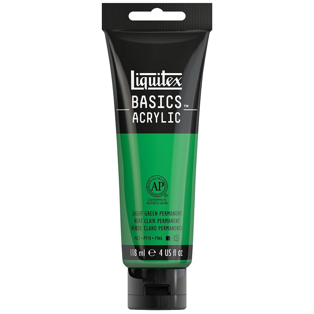 Liquitex Basics Akrilik Boya 118ml Light Green Permanent 312