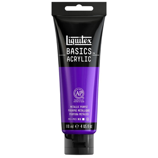 Liquitex Basics Akrilik Boya 118ml Metalik Purple 0340 S.2