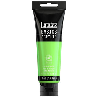 Liquitex Basics Akrilik Boya 118ml Metalik Green 0346 S.2