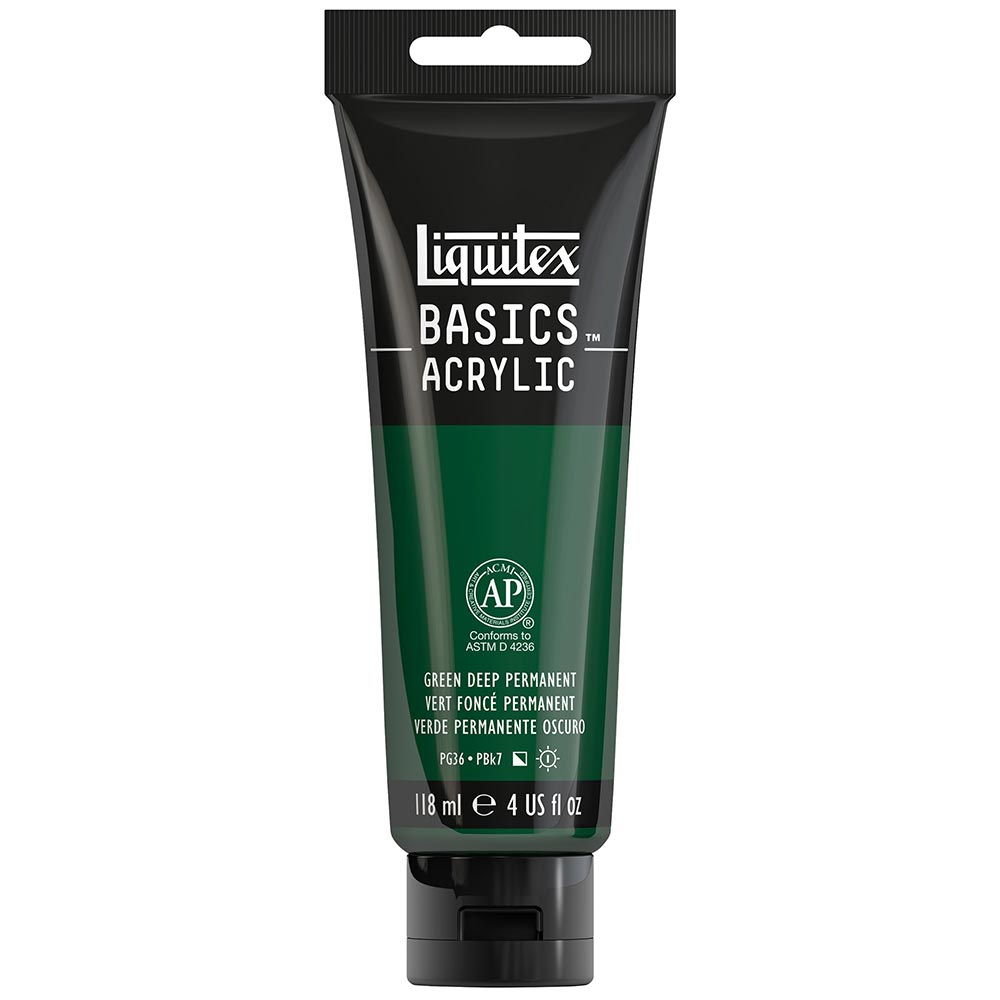 Liquitex Basics Akrilik Boya 118ml Green Deep Permanent 350