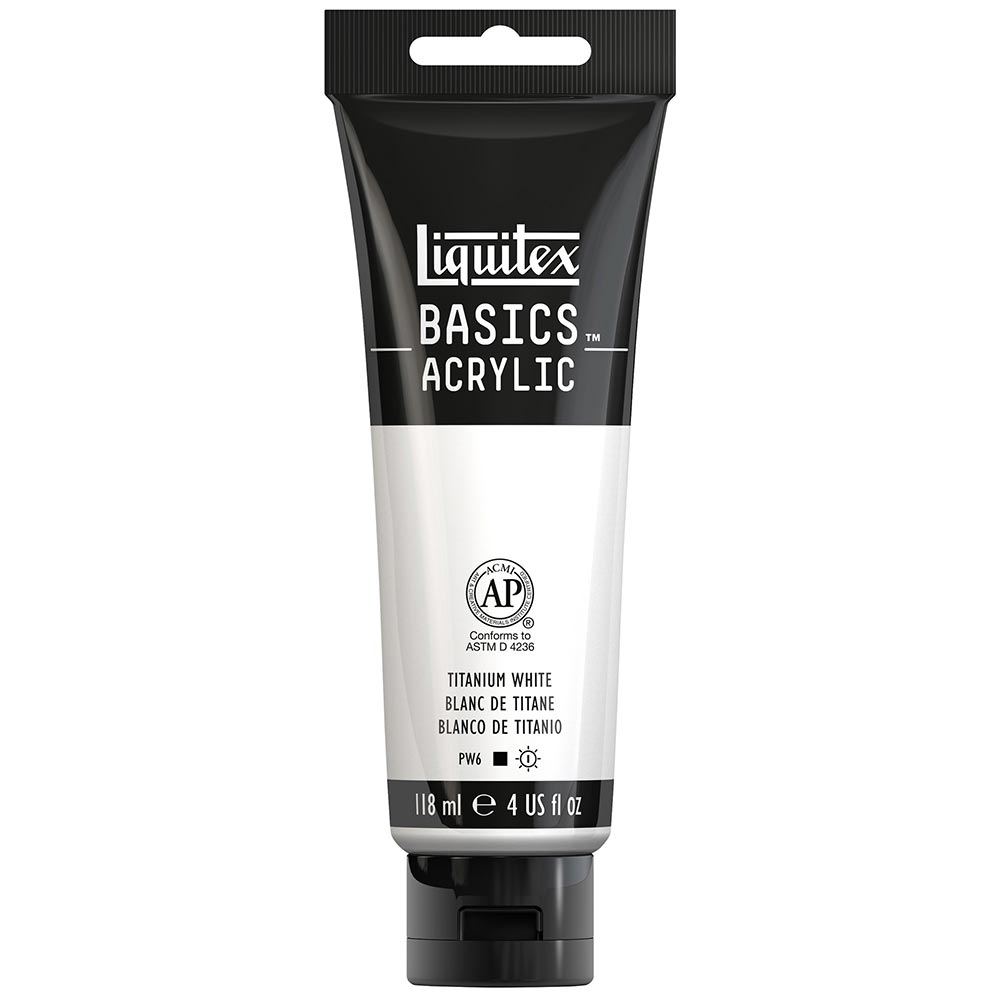 Liquitex Basics Akrilik Boya 118ml Titanium White 432