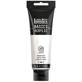 Liquitex Basics Akrilik Boya 118ml Titanium White 432