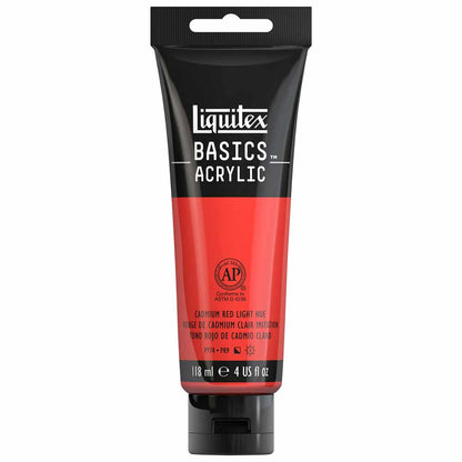 Liquitex Basics Akrilik Boya 118ml Cadmium Red Light Hue 510