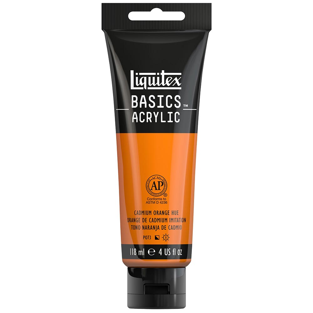 Liquitex Basics Akrilik Boya 118ml Cadmium Orange Hue 720