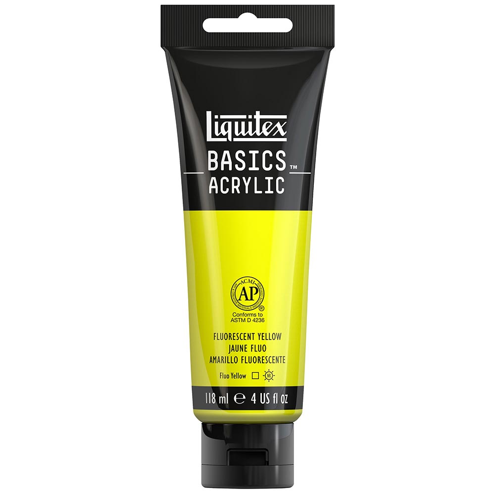 Liquitex Basics Akrilik Boya 118ml Fluorescent Yellow 981