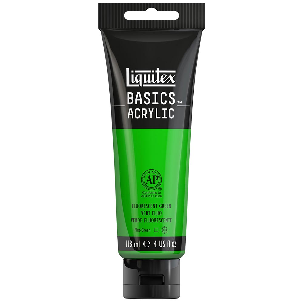 Liquitex Basics Akrilik Boya 118ml Fluorescent Green 985