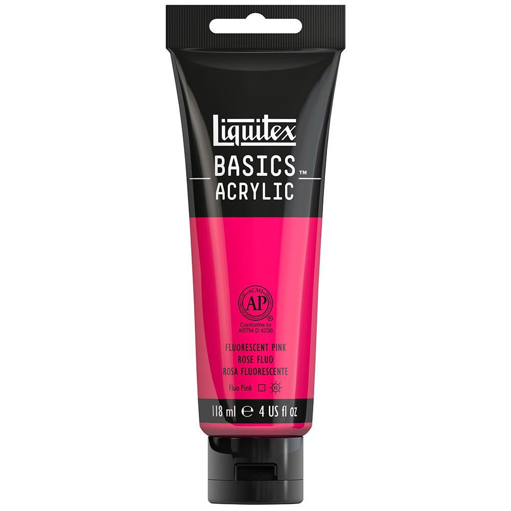 Liquitex Basics Akrilik Boya 118ml Fluorescent Pink 987
