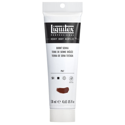 Liquitex Professional Heavy Body Akrilik Boya 138ml Burnt Sienna 127 S1