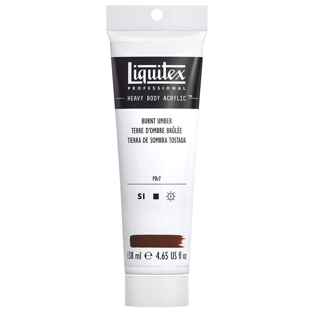 Liquitex Professional Heavy Body Akrilik Boya 138ml Burnt Umber 128 S1