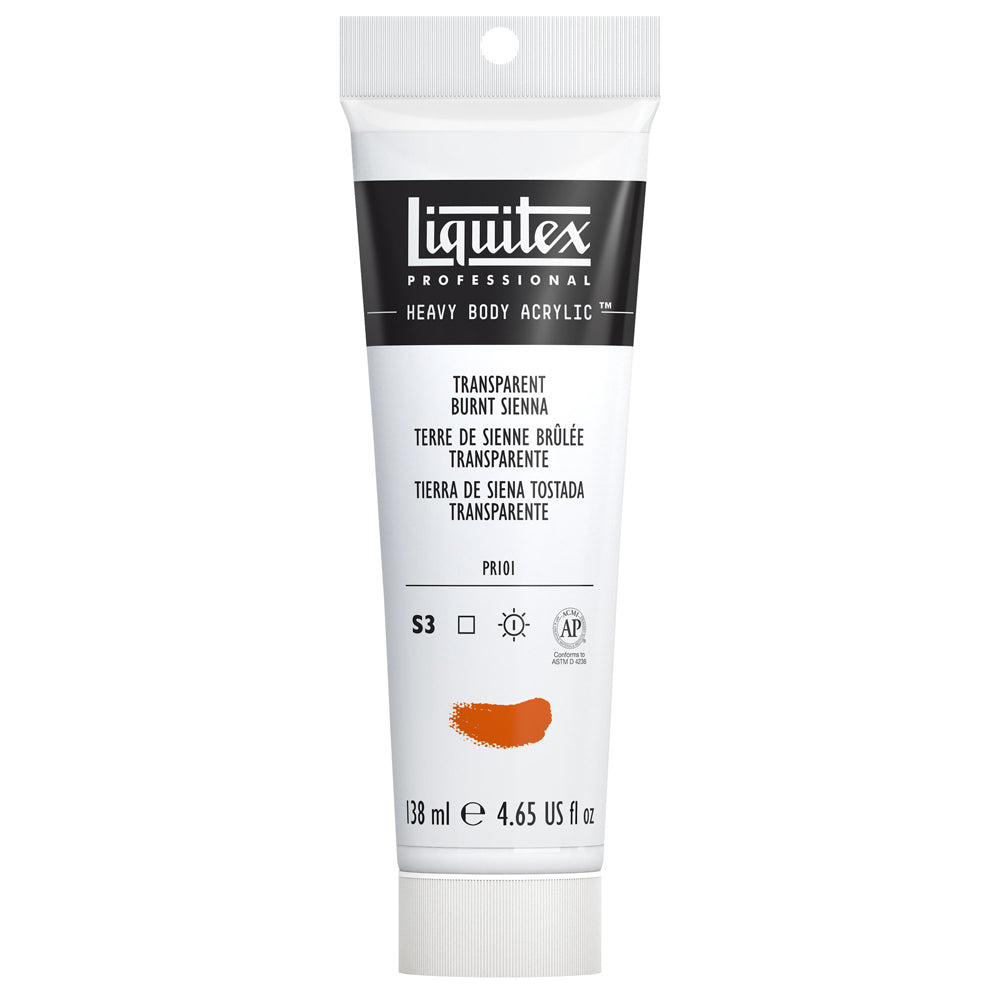 Liquitex Professional Heavy Body Akrilik Boya 138ml Transparent Burnt Sienna 129 S3