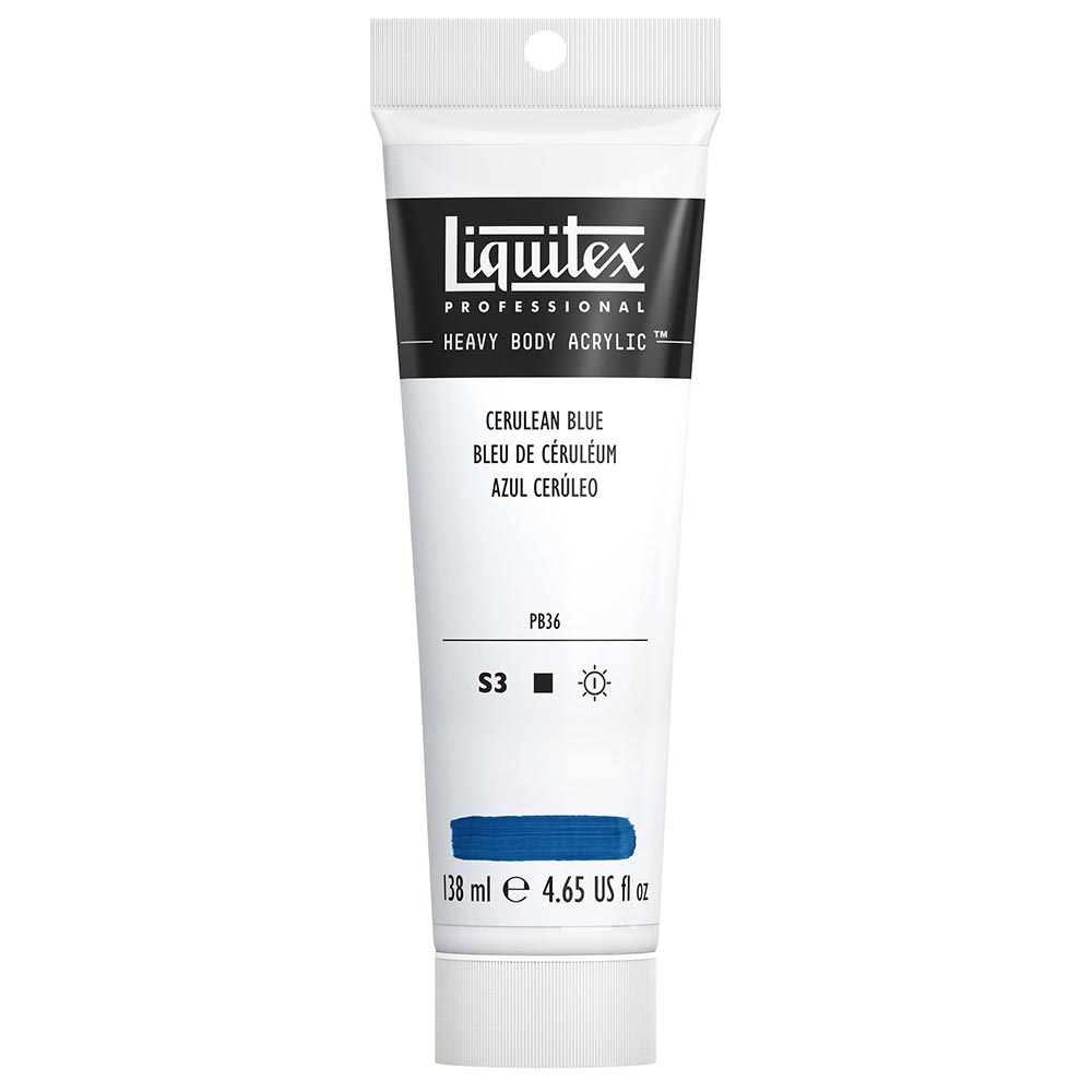 Liquitex Professional Heavy Body Akrilik Boya 138ml Cerulean Blue 164 S3