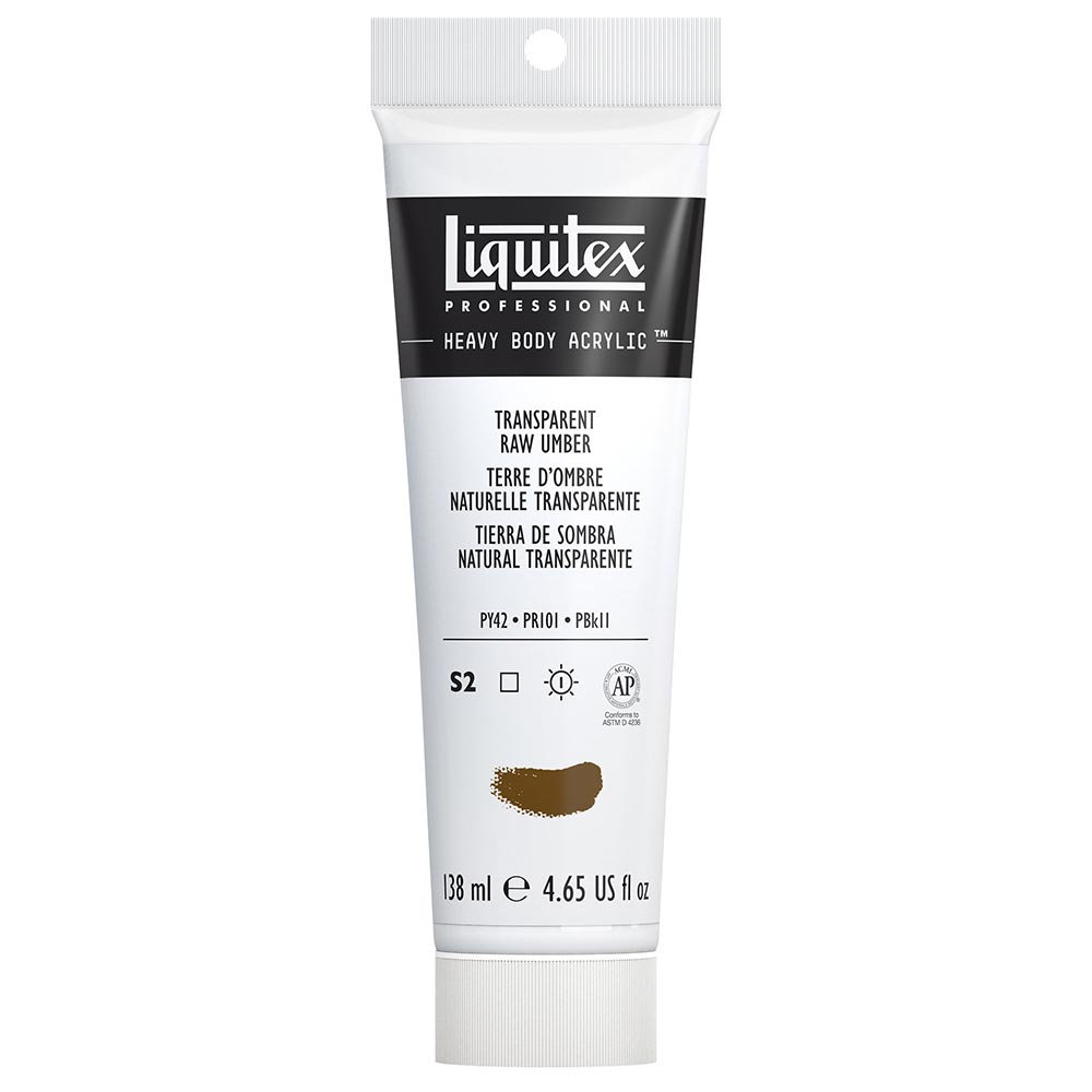 Liquitex Professional Heavy Body Akrilik Boya 138ml Transparent Raw Umber 333 S2