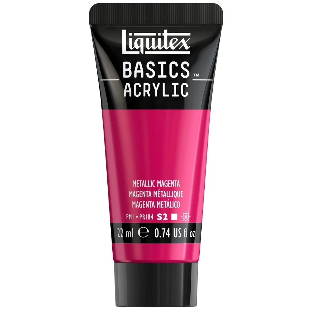 Liquitex Basics Akrilik Boya 22ml Metalik Magenta 0342 S.2