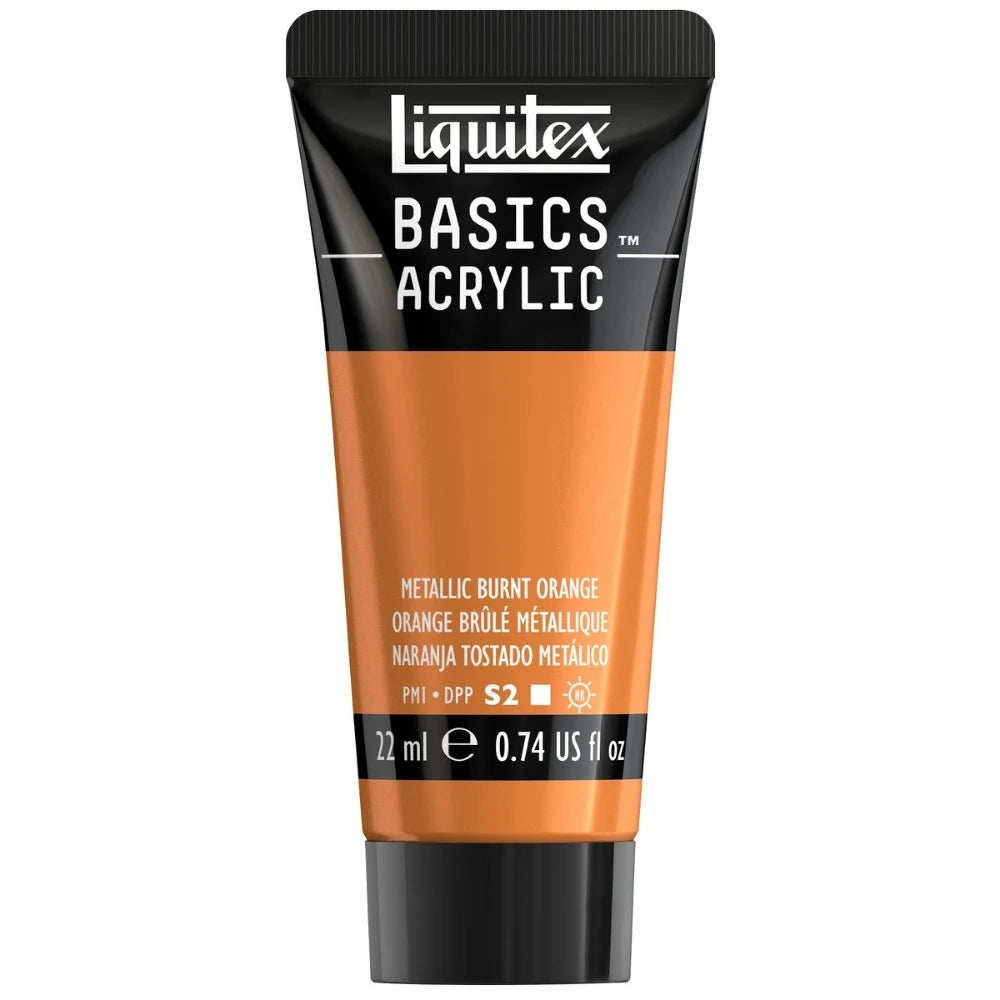 Liquitex Basics Akrilik Boya 22ml Metalik Burnt Orange 0344 S.2