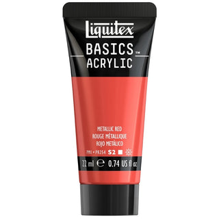 Liquitex Basics Akrilik Boya 22ml Metalik Red 0345 S.2
