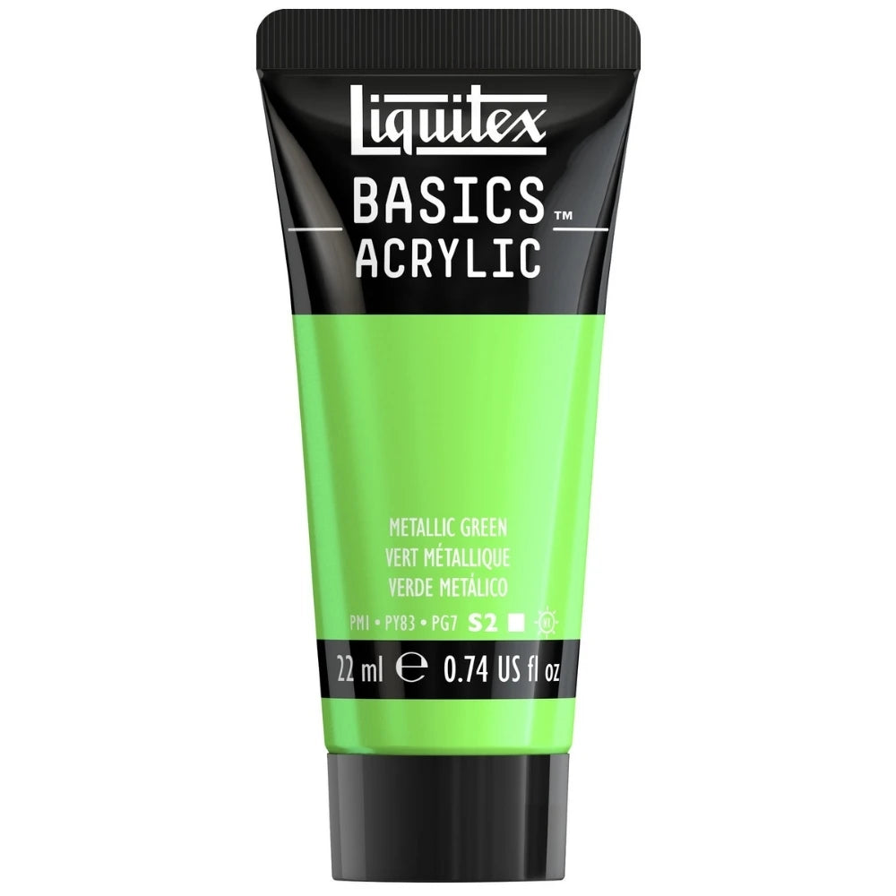 Liquitex Basics Akrilik Boya 22ml Metalik Green 0346 S.2