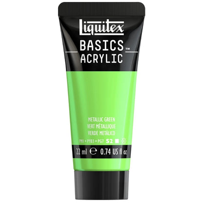 Liquitex Basics Akrilik Boya 22ml Metalik Green 0346 S.2