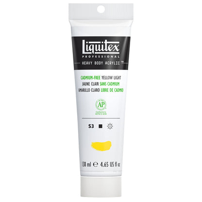 Liquitex Professional Heavy Body Akrilik Boya 138ml Cadmium-Free Yellow Light 889 S3
