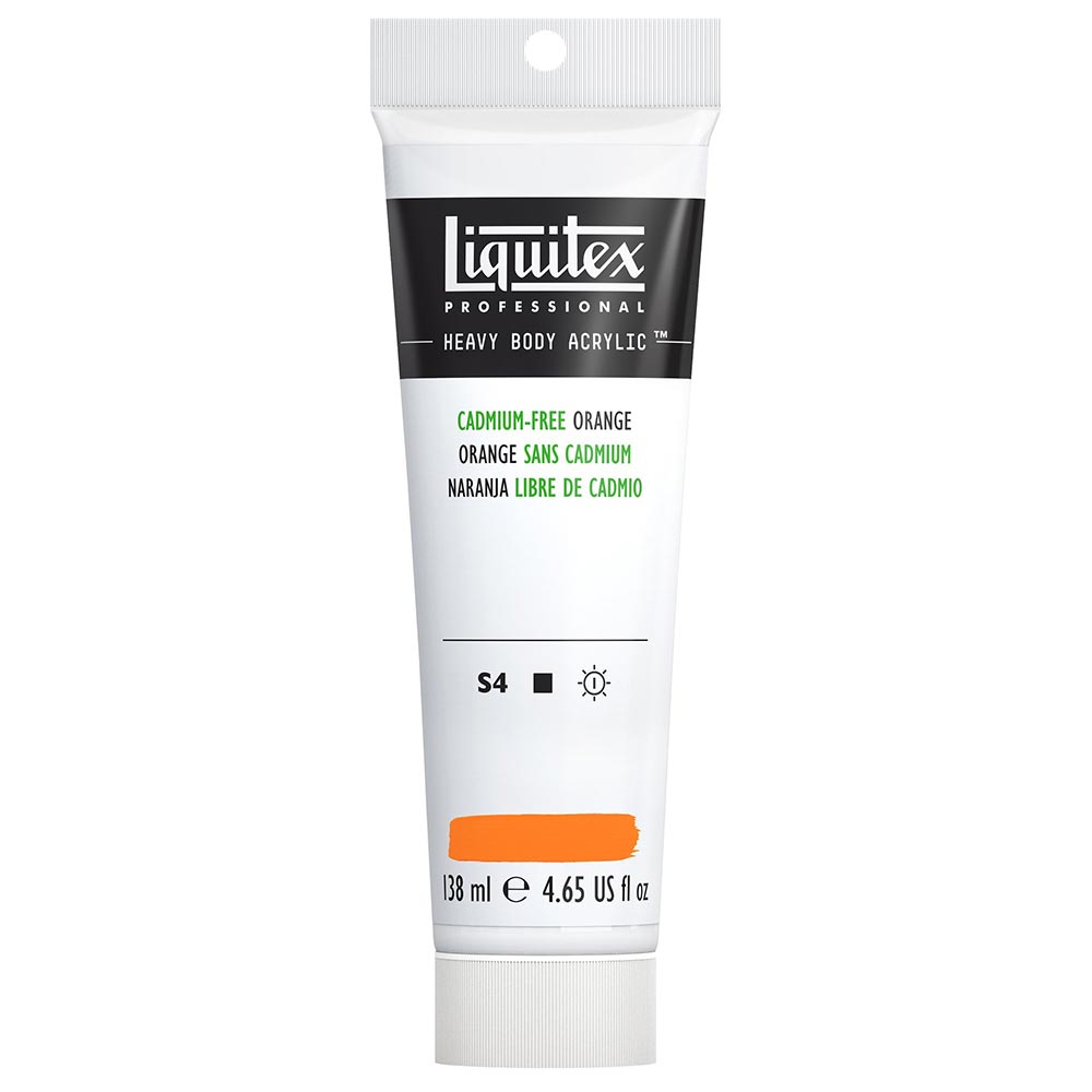 Liquitex Professional Heavy Body Akrilik Boya 138ml Cadmium-Free Orange 892 S4