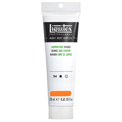 Liquitex Professional Heavy Body Akrilik Boya 138ml Cadmium-Free Orange 892 S4