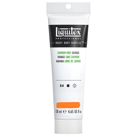 Liquitex Professional Heavy Body Akrilik Boya 138ml Cadmium-Free Orange 892 S4