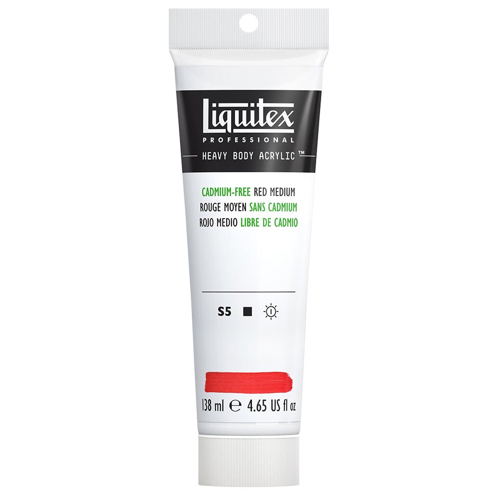 Liquitex Professional Heavy Body Akrilik Boya 138ml Cadmium-Free Red Medium 894 S5