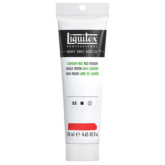 Liquitex Professional Heavy Body Akrilik Boya 138ml Cadmium-Free Red Medium 894 S5