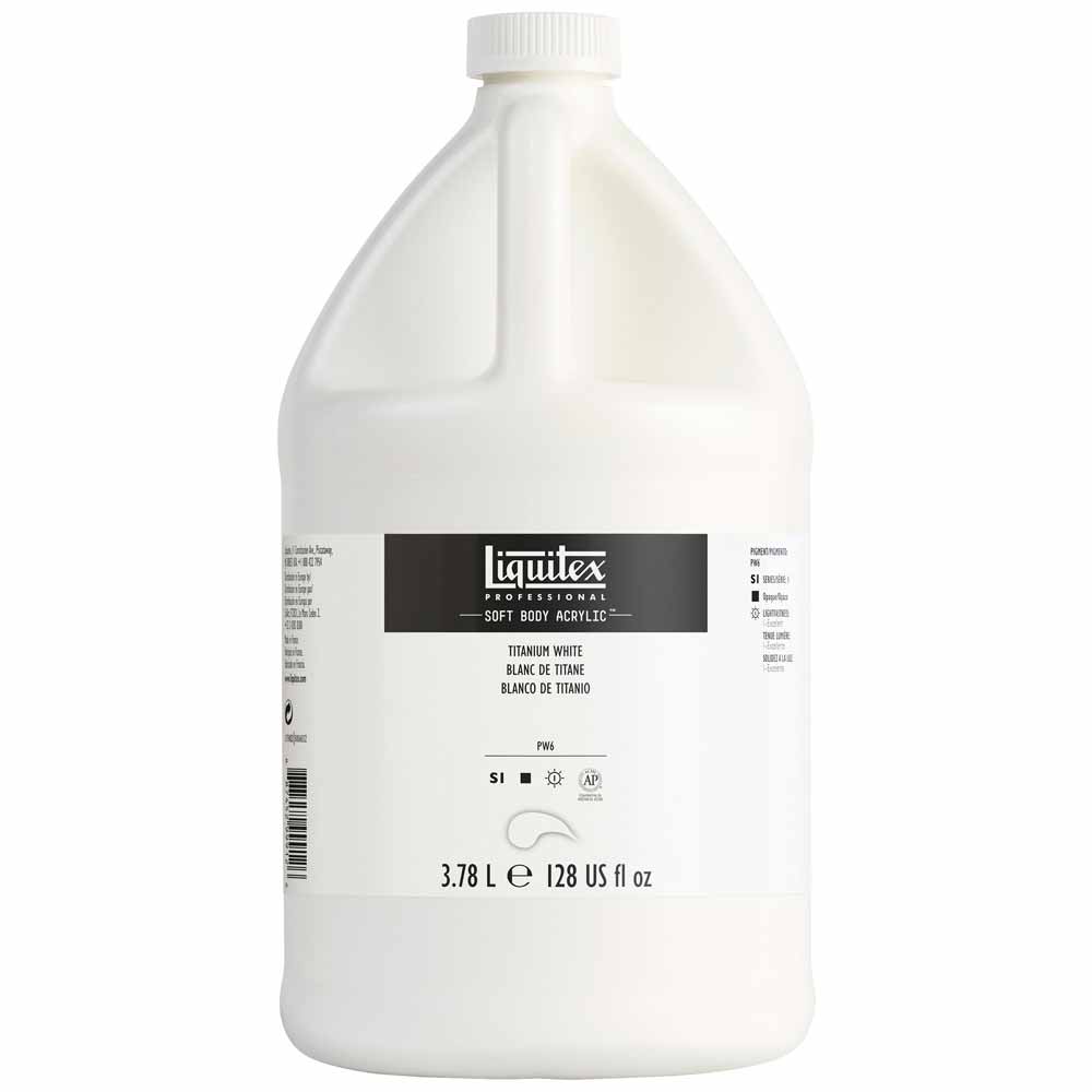 Liquitex Professional Soft Body Akrilik Boya 3,78L Titanium White 432 S1