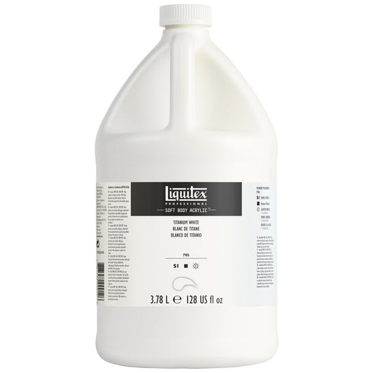 Liquitex Professional Soft Body Akrilik Boya 3,78L Titanium White 432 S1
