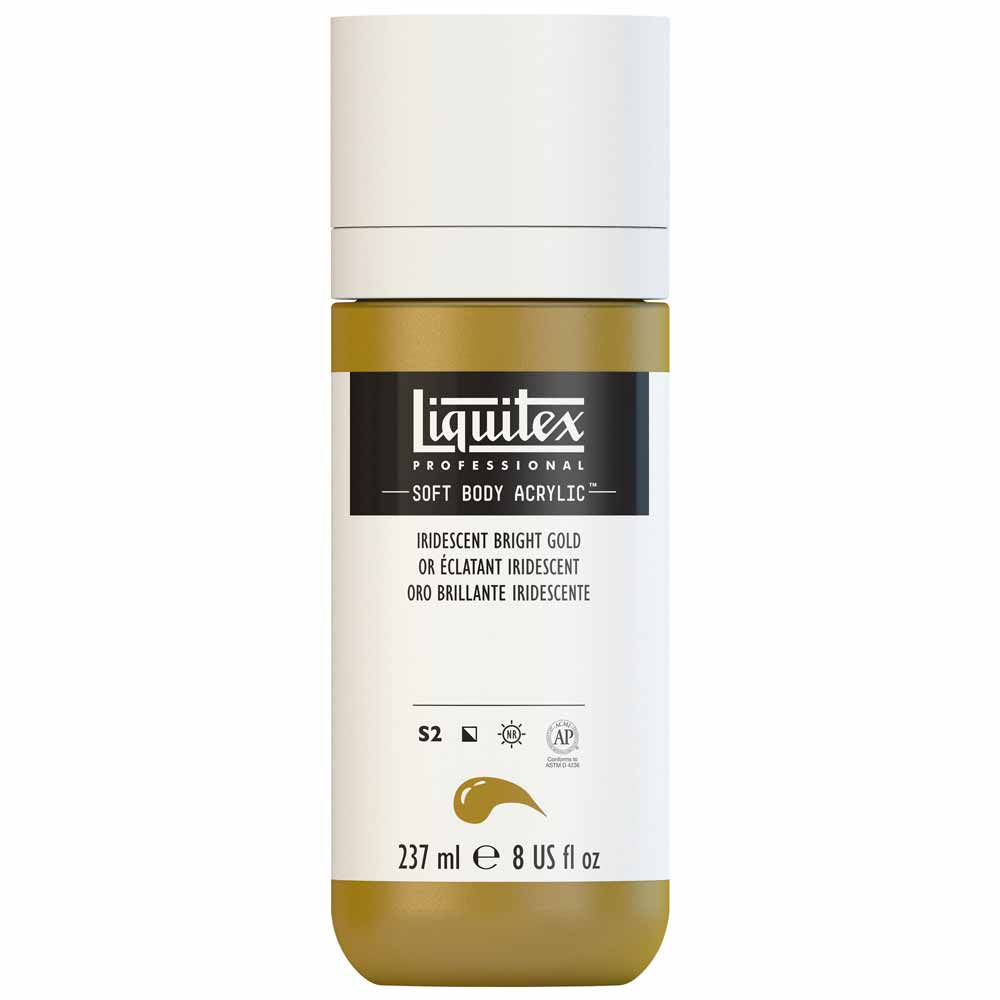Liquitex Professional Soft Body Akrilik Boya 237ml Iridescent Bright Gold 234 S2