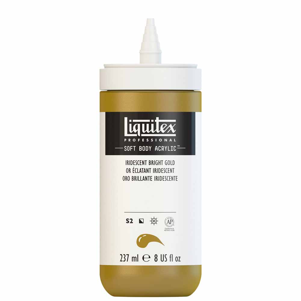 Liquitex Professional Soft Body Akrilik Boya 237ml Iridescent Bright Gold 234 S2