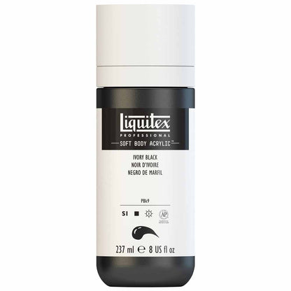 Liquitex Professional Soft Body Akrilik Boya 237ml Ivory Black 244 S1